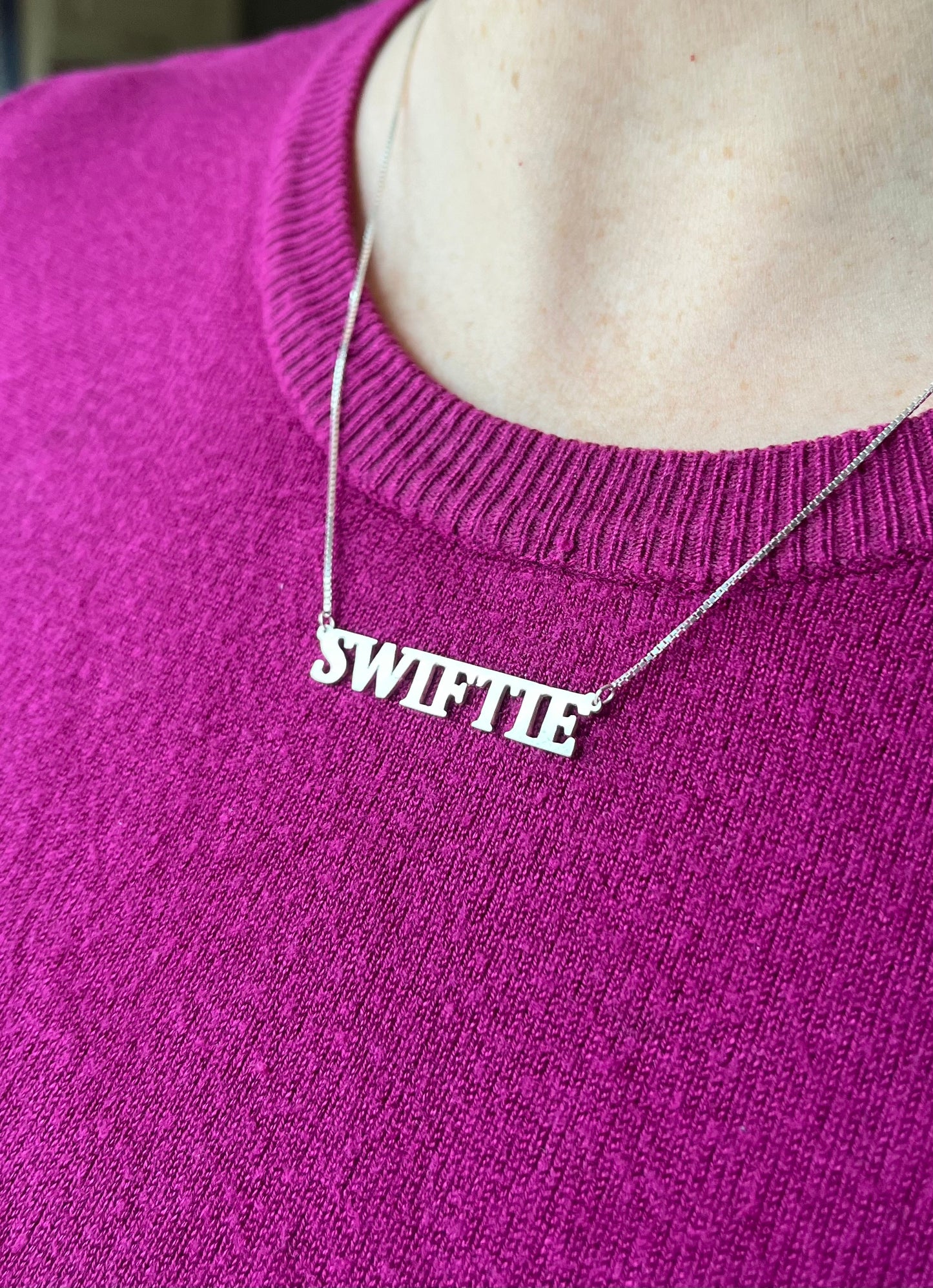 Swiftie Necklace. Sterling Silver (925)
