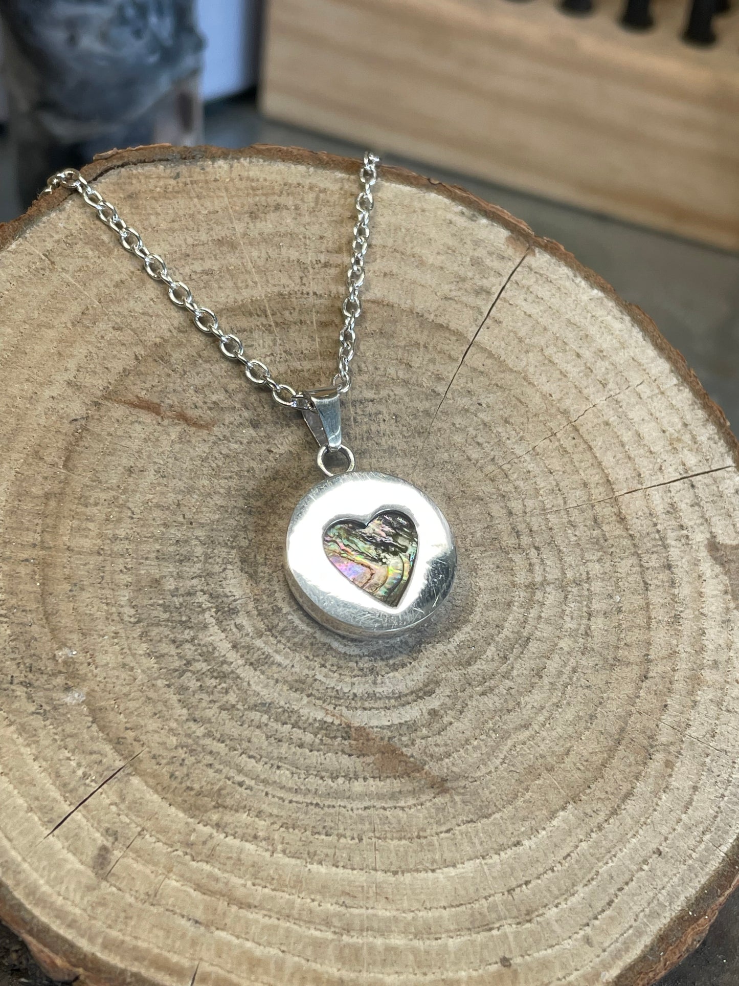 Pendant Nacre (abalone) in Sterling Silver