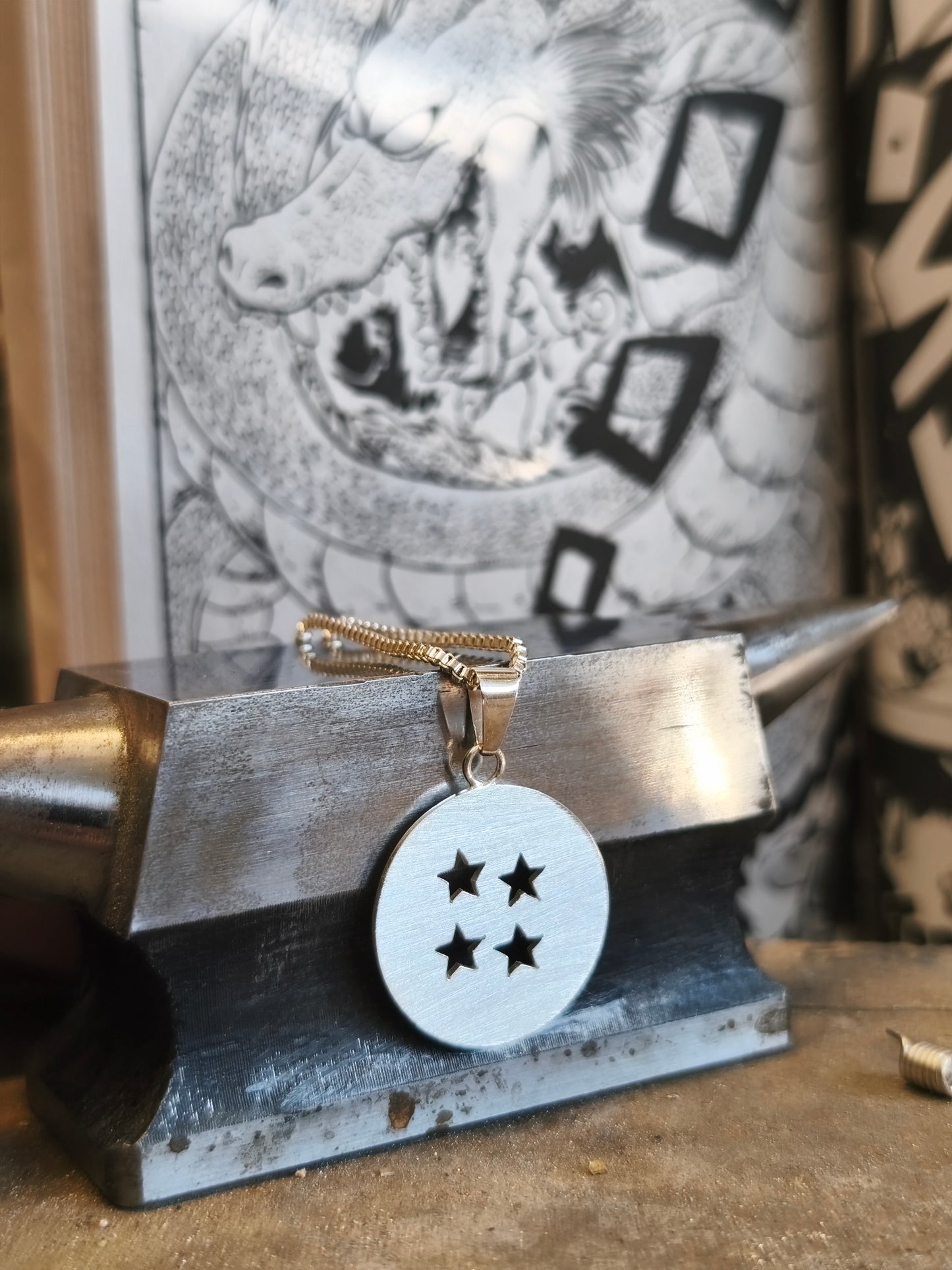 Dragon Ball Pendant Sterling Silver (925)