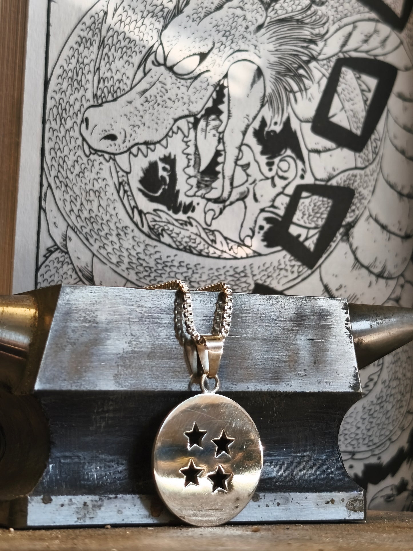 Dragon Ball Pendant Sterling Silver (925)