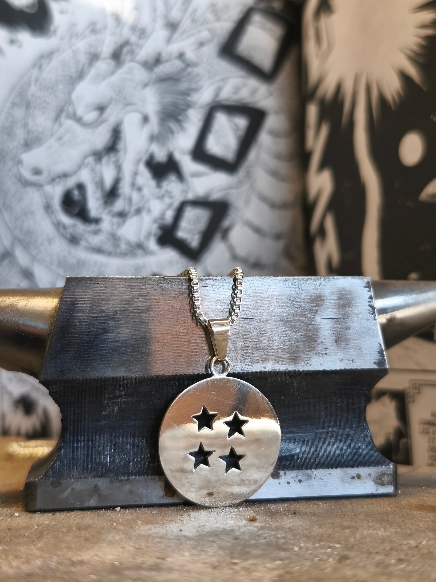 Dragon Ball Pendant Sterling Silver (925)