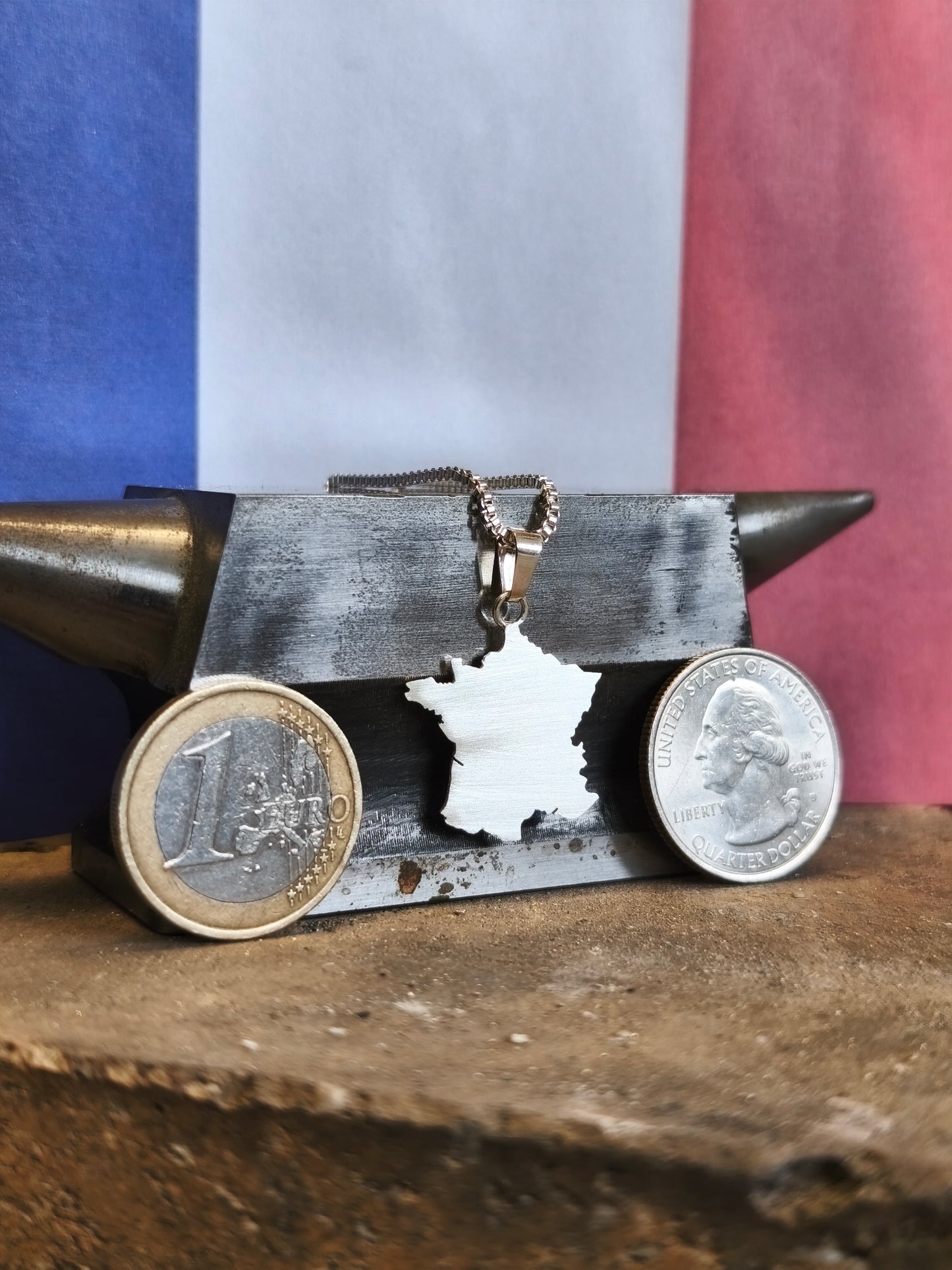 France Pendant Sterling Silver (925)