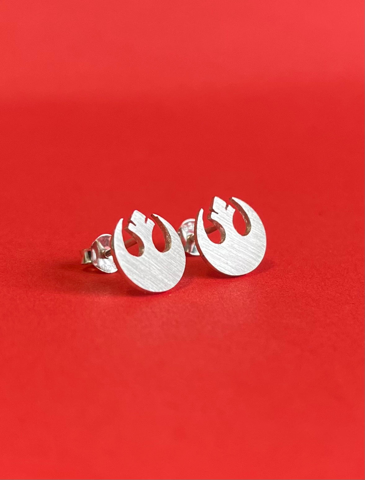 Rebel Alliance Earrings. Sterling Silver (925)