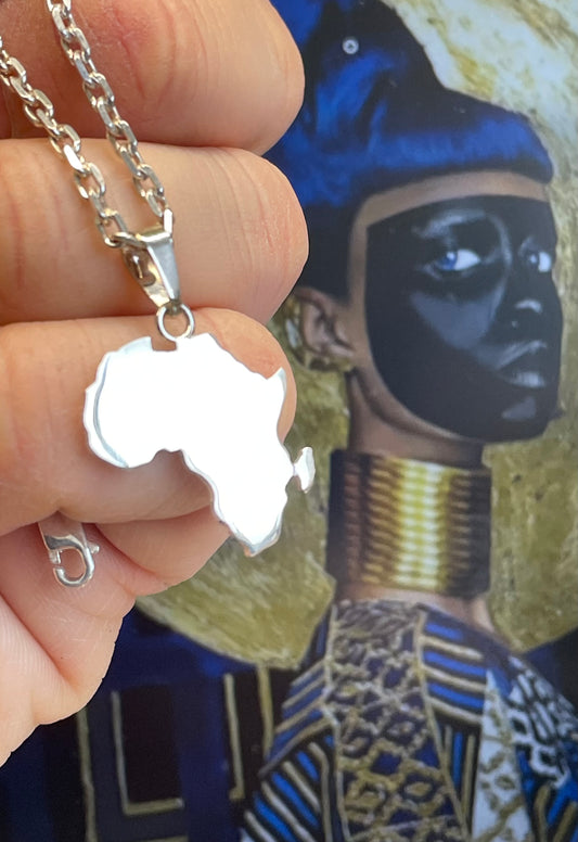 Pendant Africa Sterling Silver