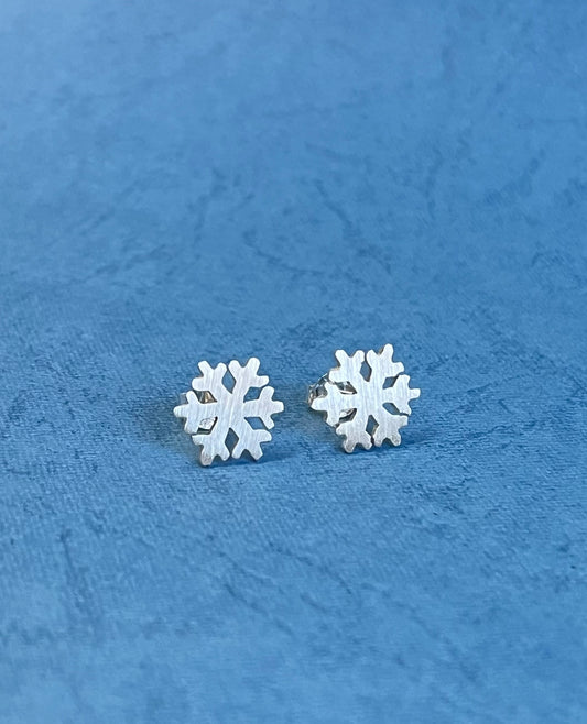 Snowflake Earrings. Sterling Silver (925)