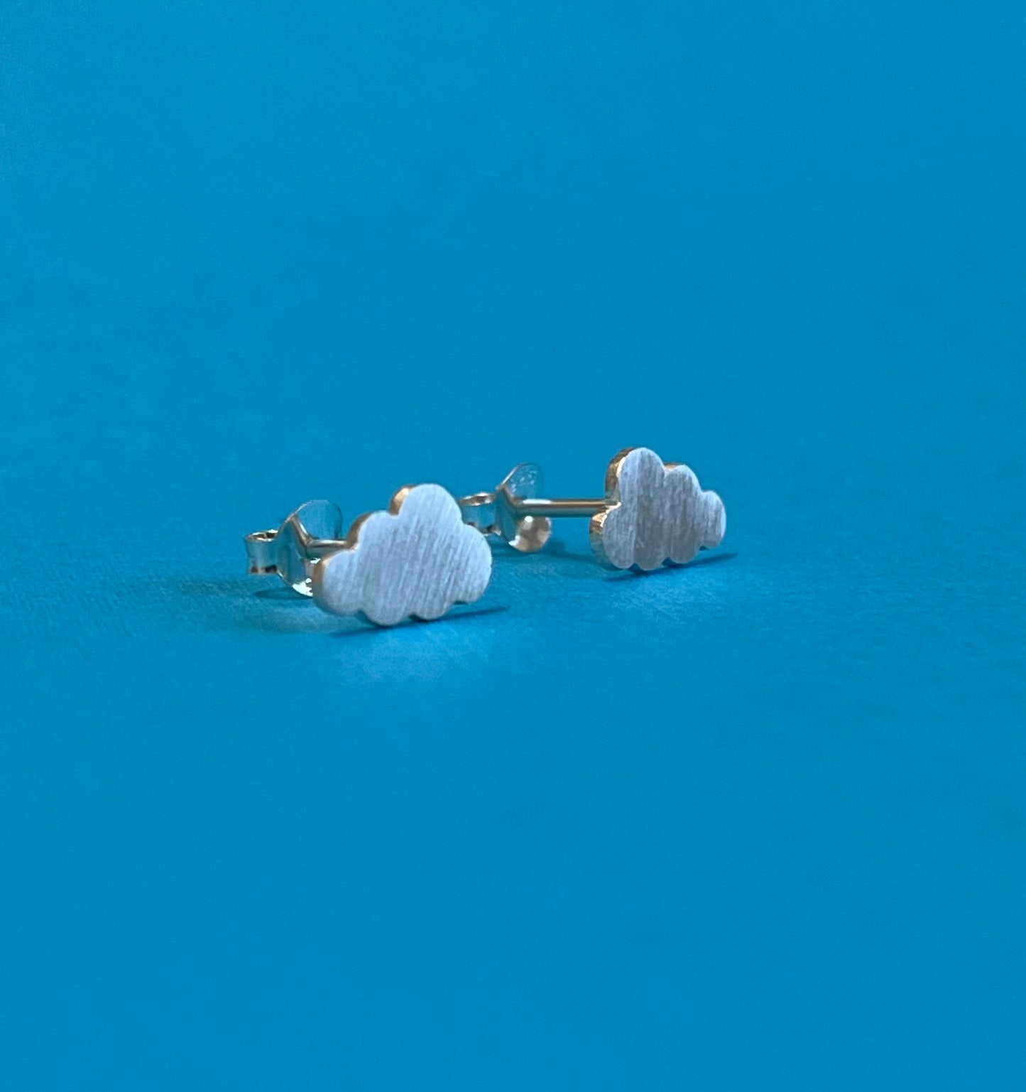 Clouds Earrings. Sterling Silver (925)