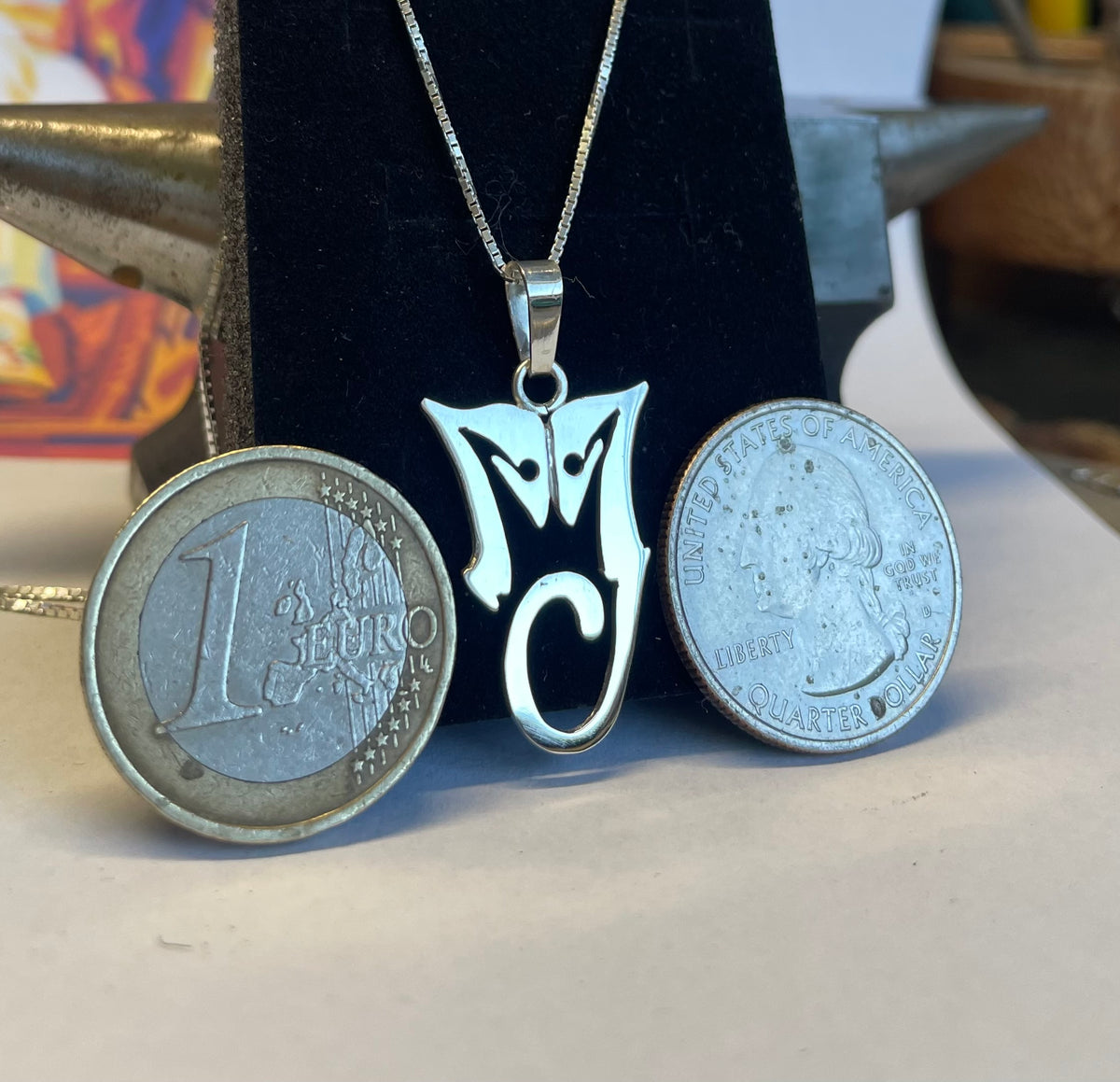 Michael Jackson Logo Pendant Sterling Silver (925)