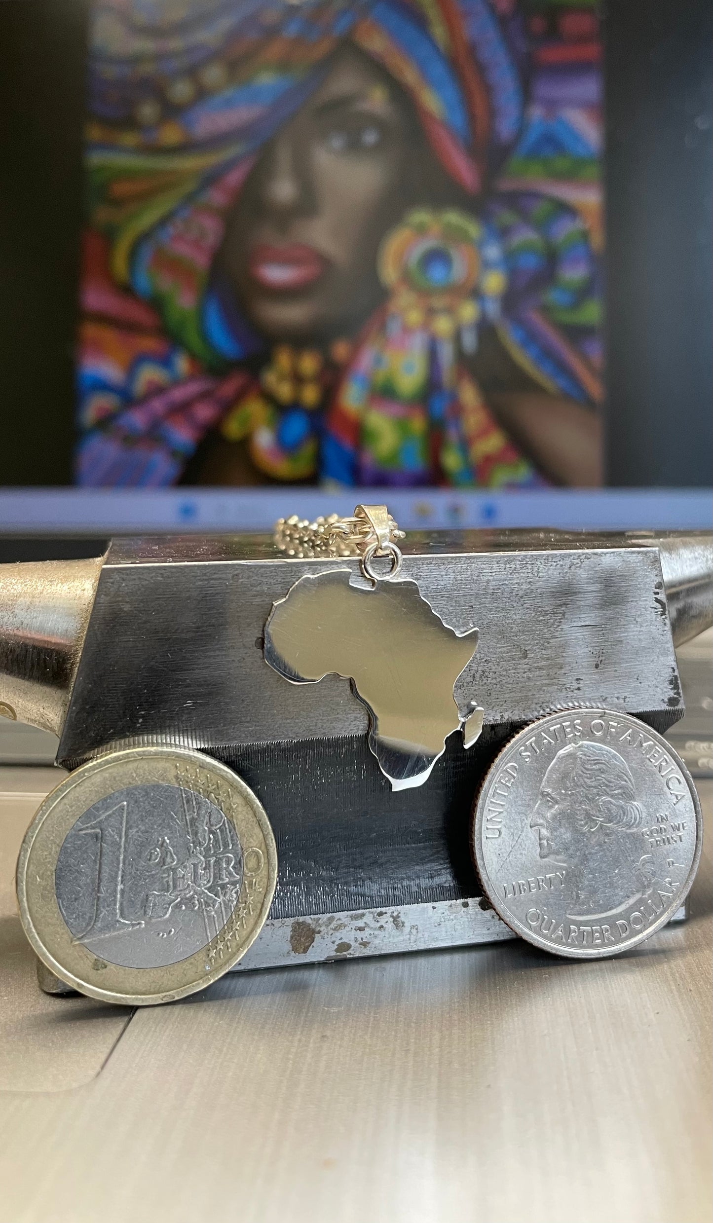 Pendant Africa Sterling Silver