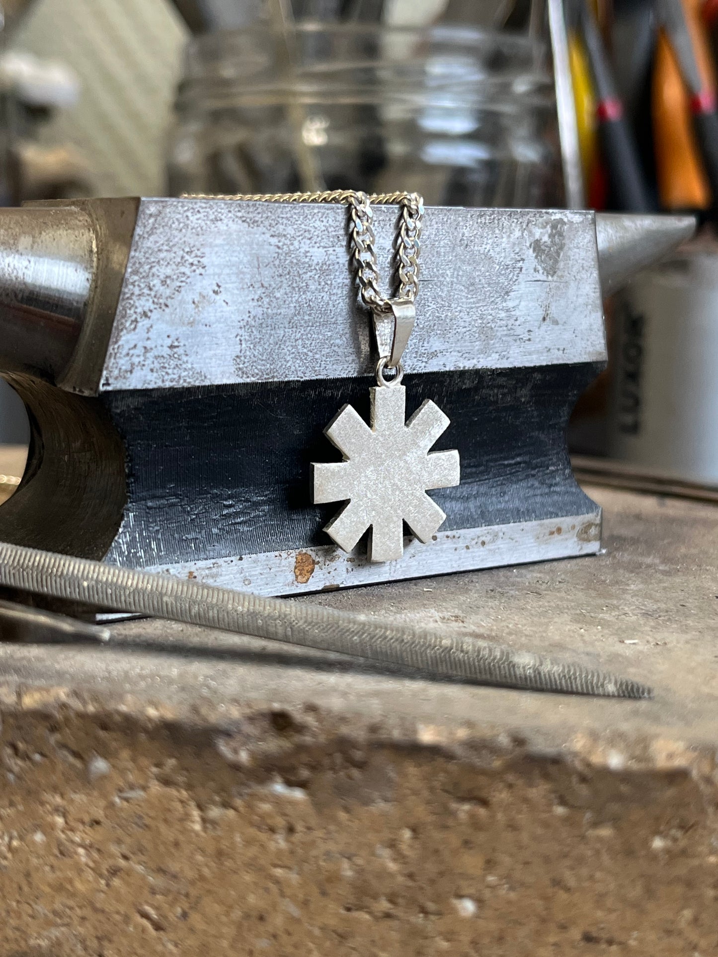 Red Hot Chili Peppers Pendant. Sterling Silver (925)