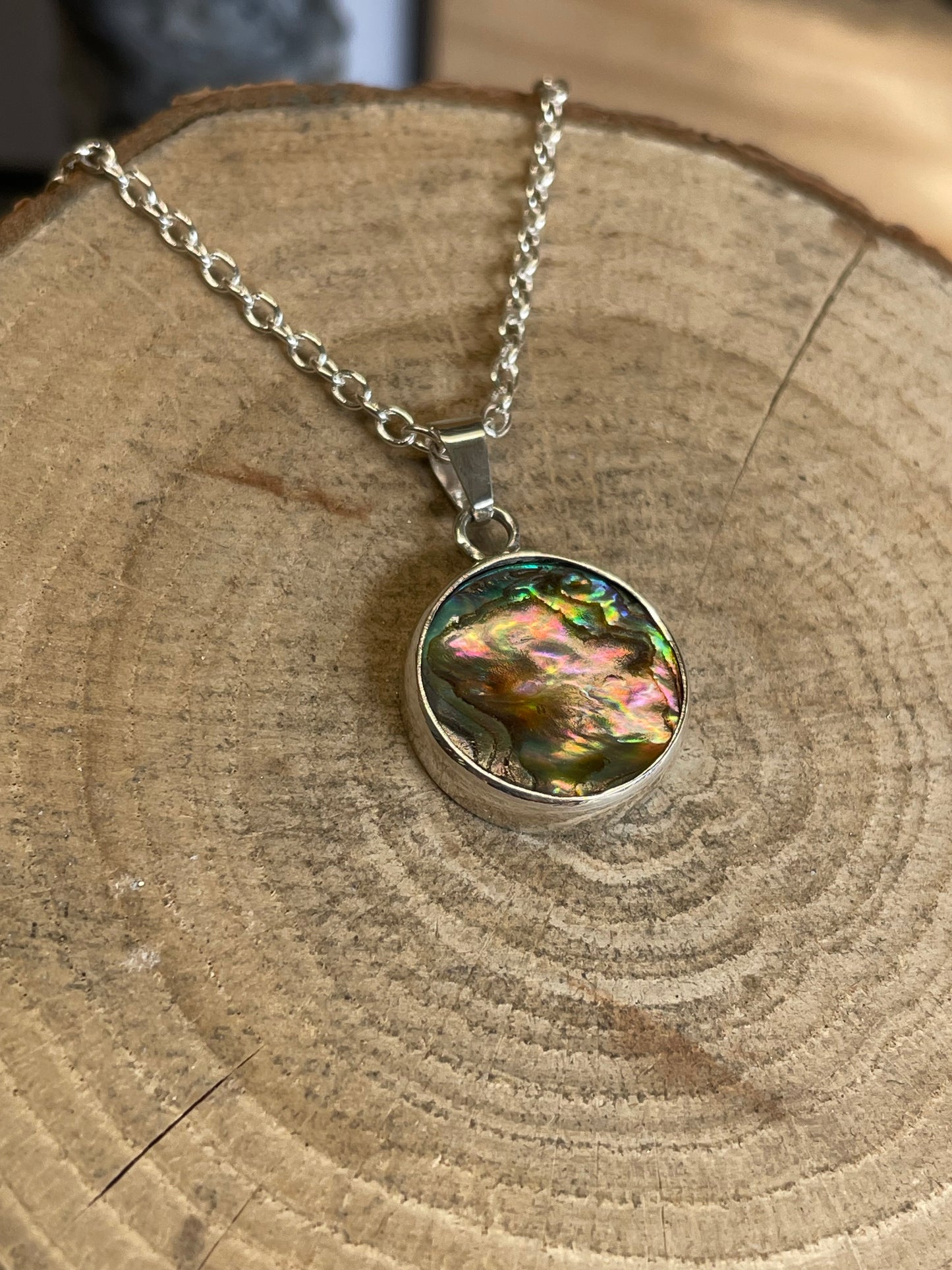 Pendant Nacre (abalone) in Sterling Silver