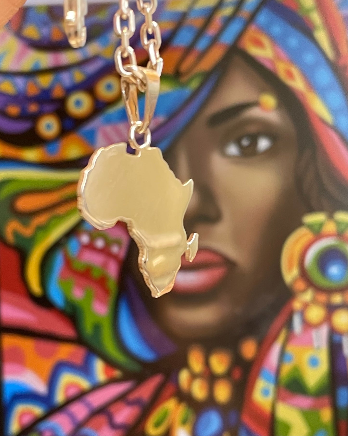 Pendant Africa Sterling Silver