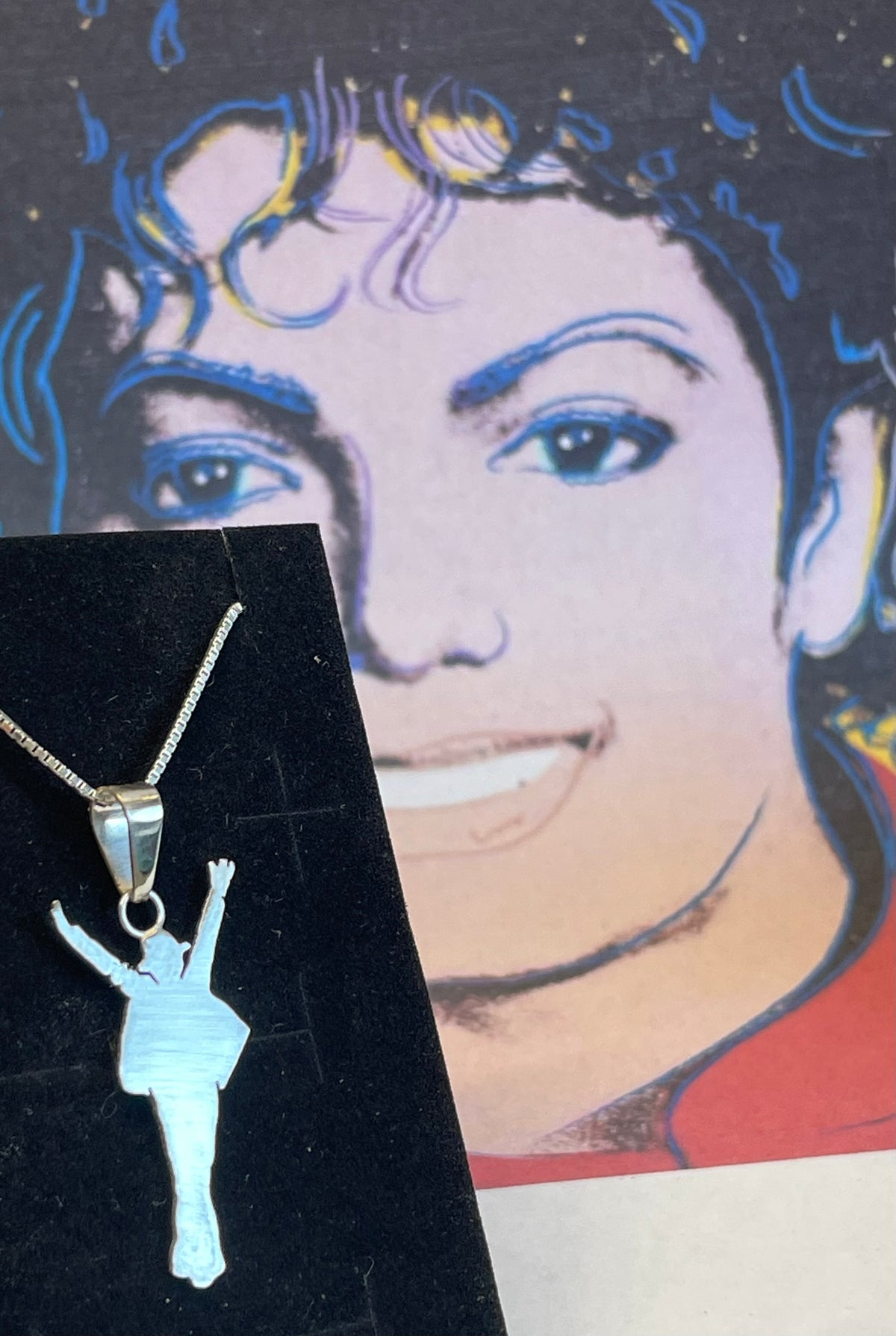 Michael Jackson Pendant in Sterling Silver (925)