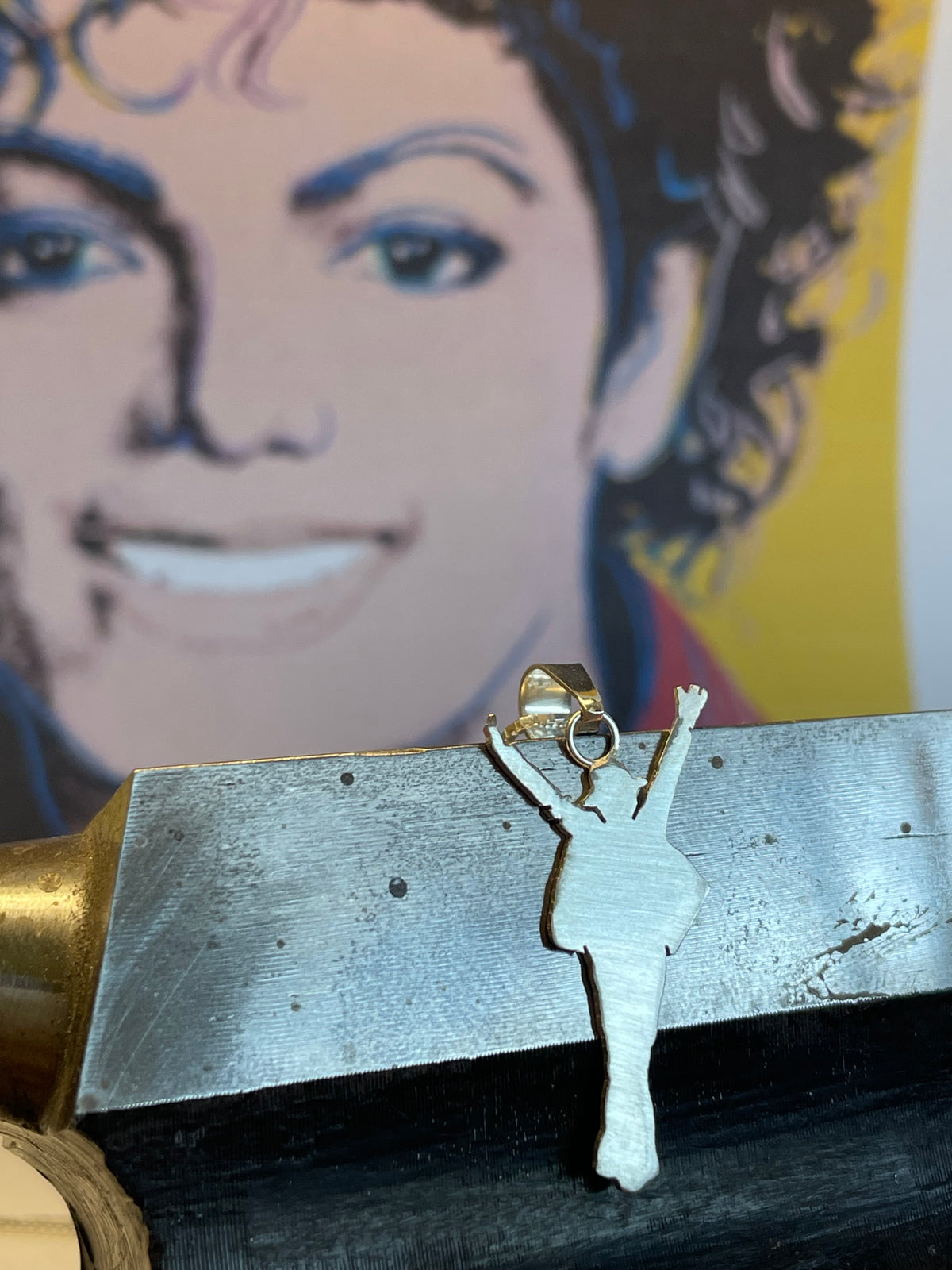 Michael Jackson Pendant in Sterling Silver (925)