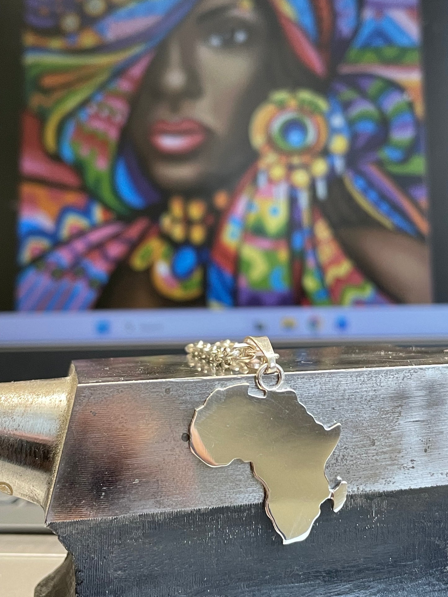 Pendant Africa Sterling Silver