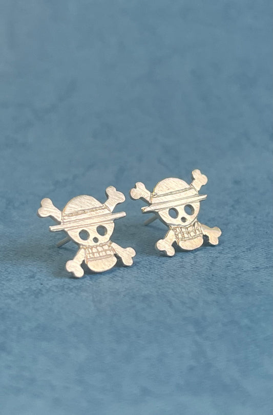 One Piece Earrings. Sterling Silver (925)