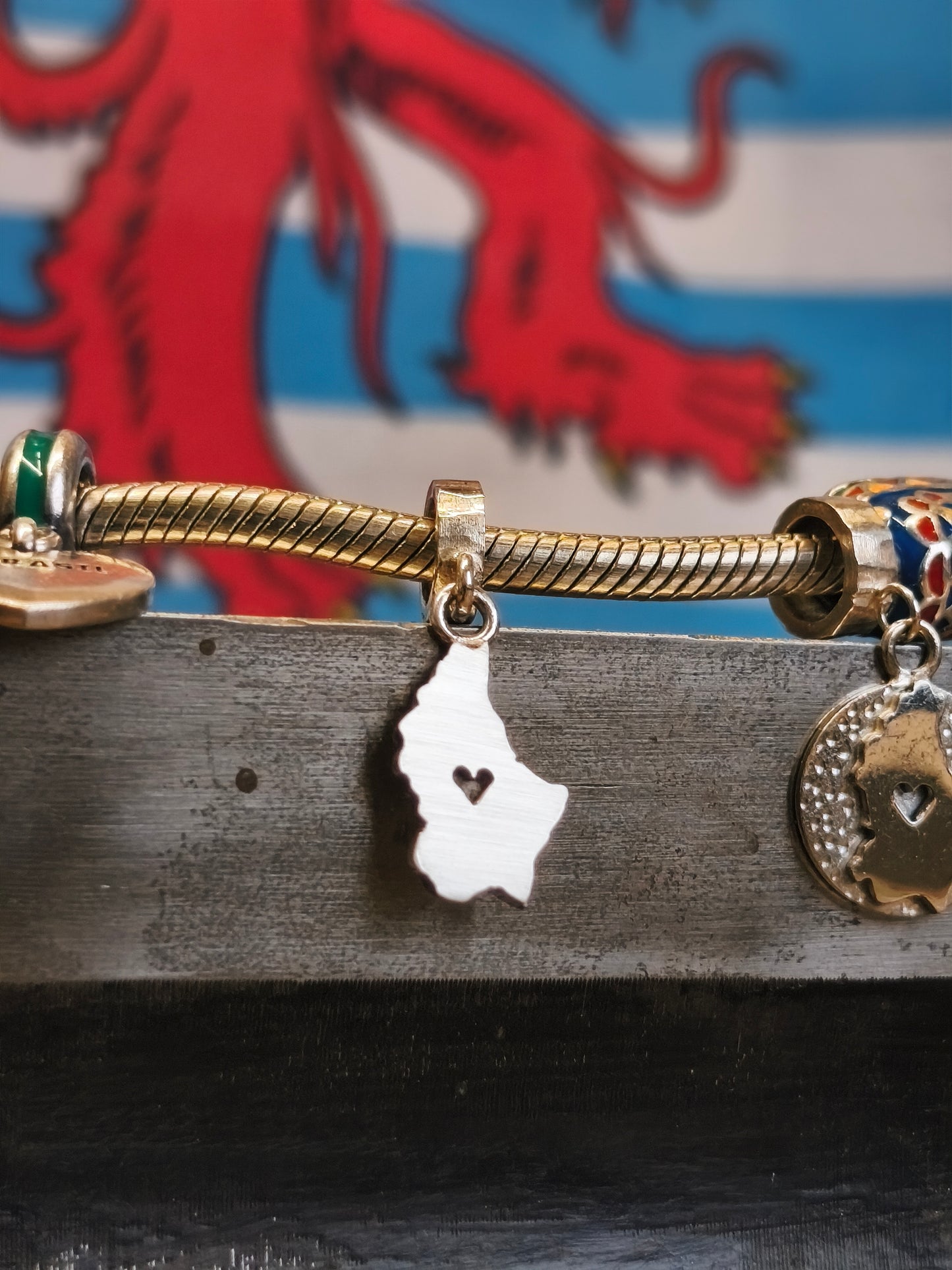 Charm Luxembourg. Sterling Silver.