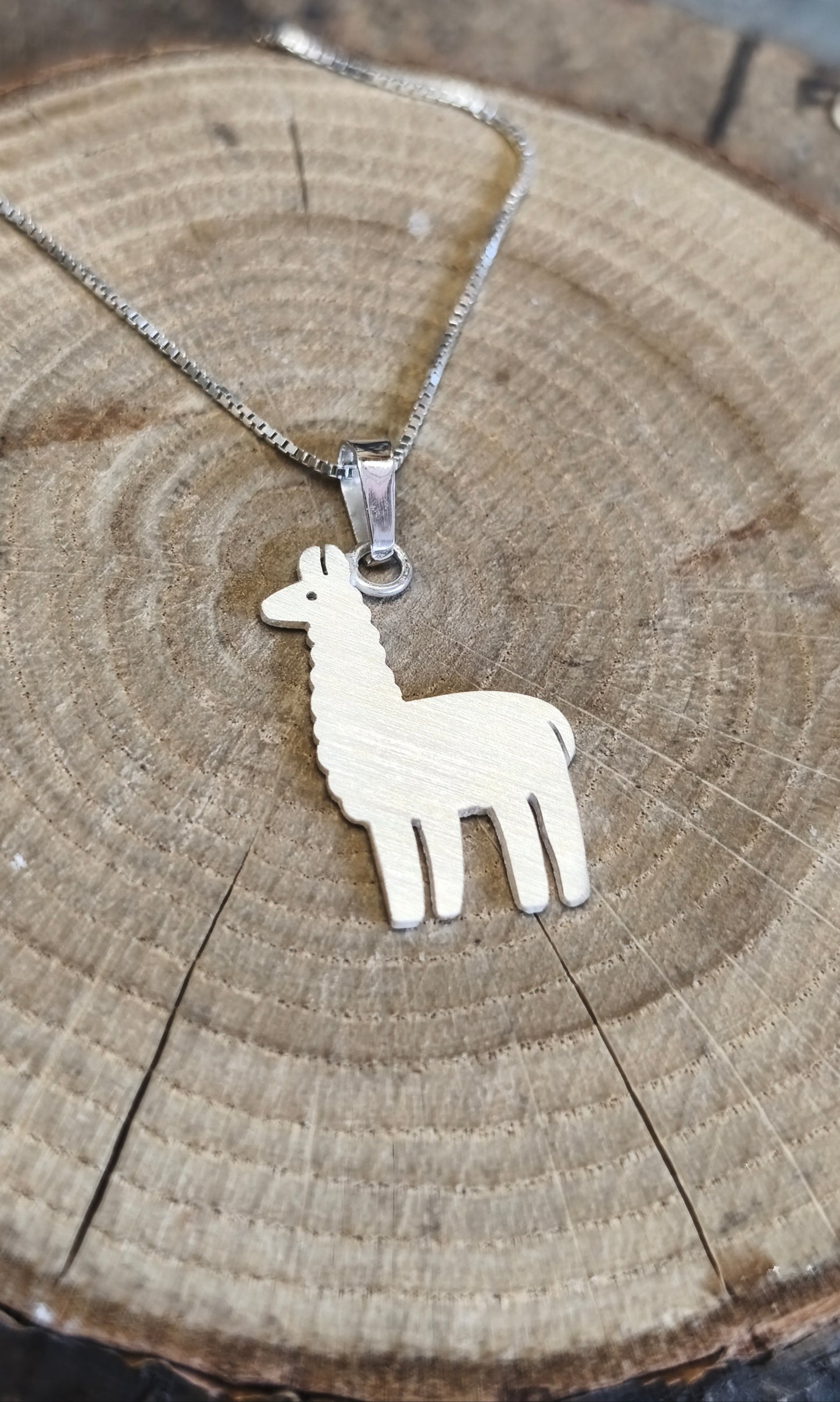 Llama Pendant Sterling Silver
