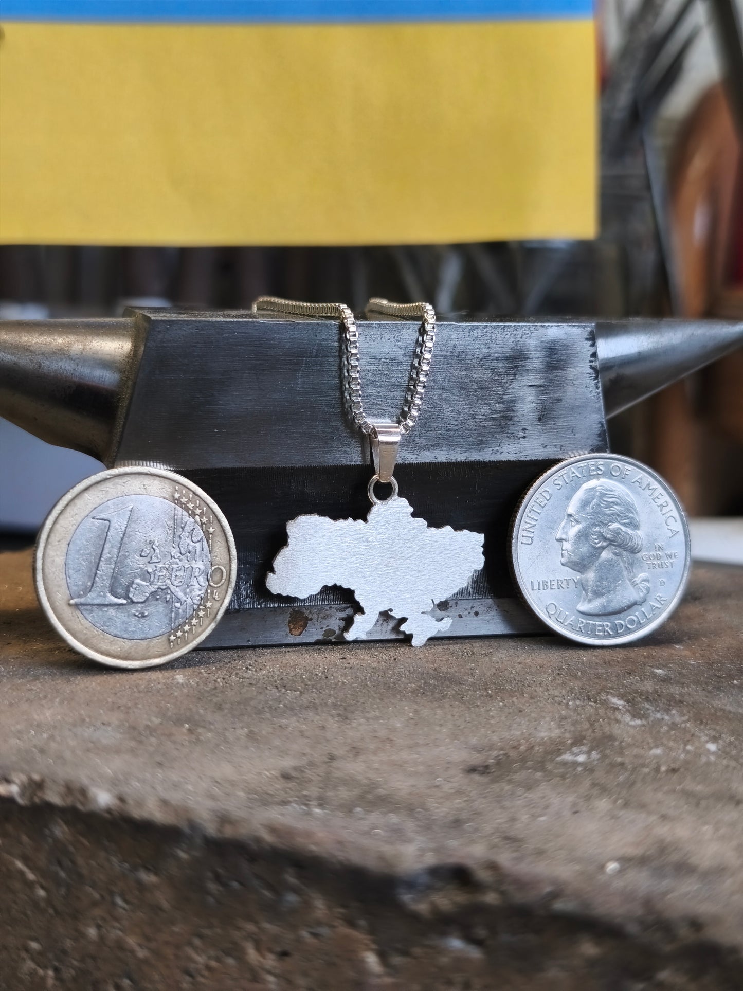 Ukraine Pendant Sterling Silver (925)