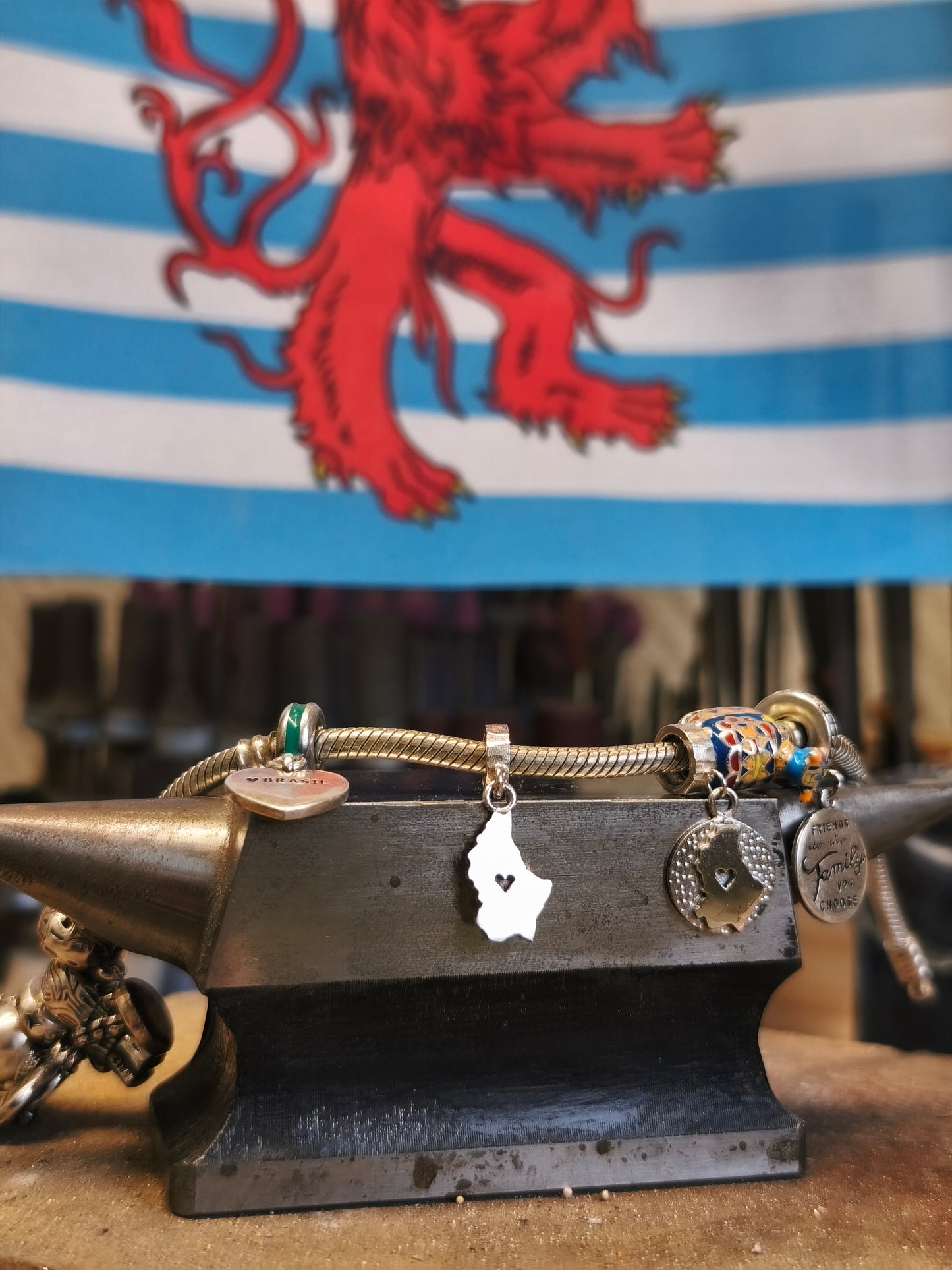 Charm Luxembourg. Sterling Silver.