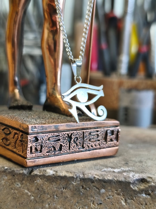 Pendant Eye of Hórus. Sterling Silver.