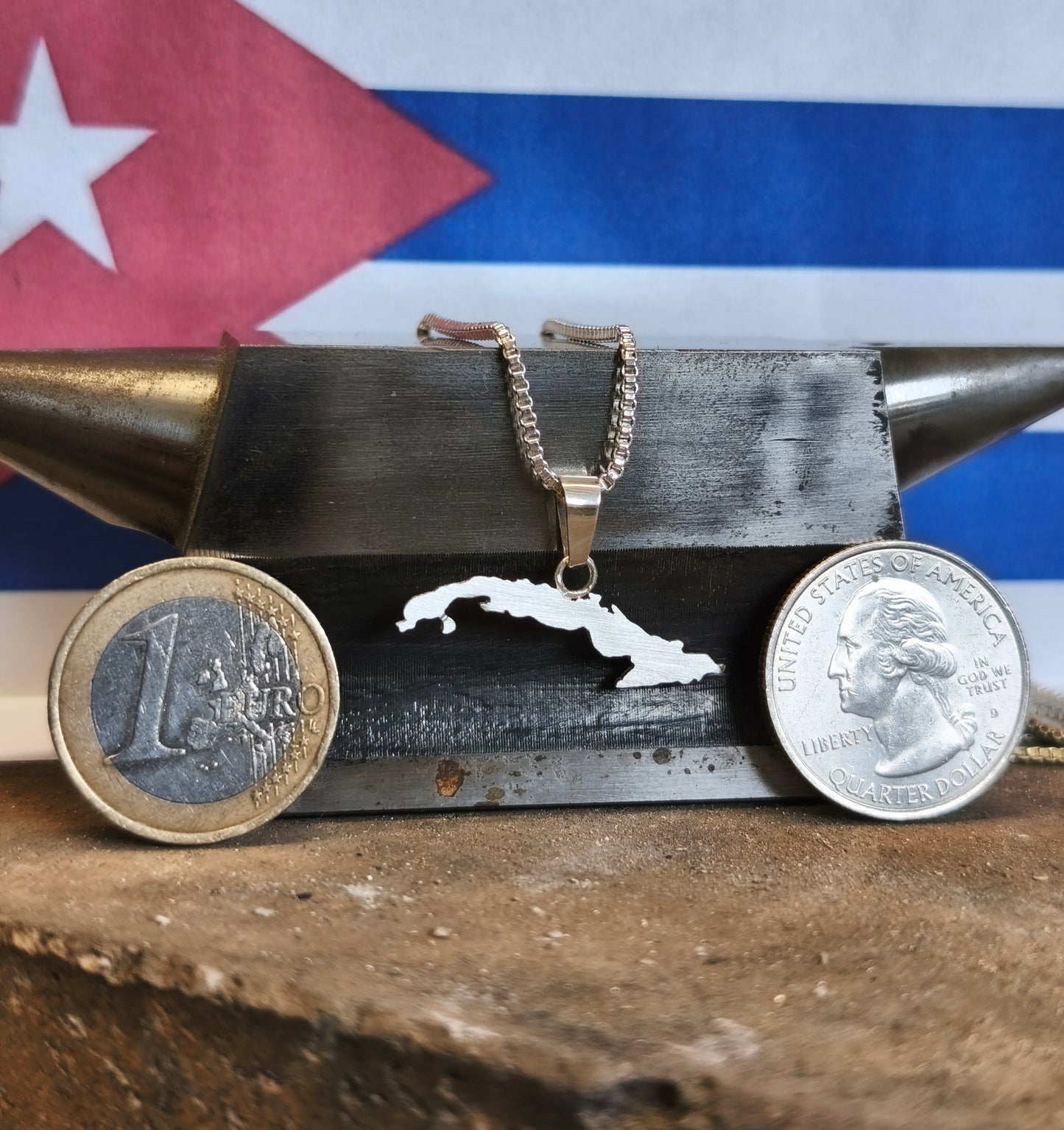 Pendant Cuba Sterling Silver (925)