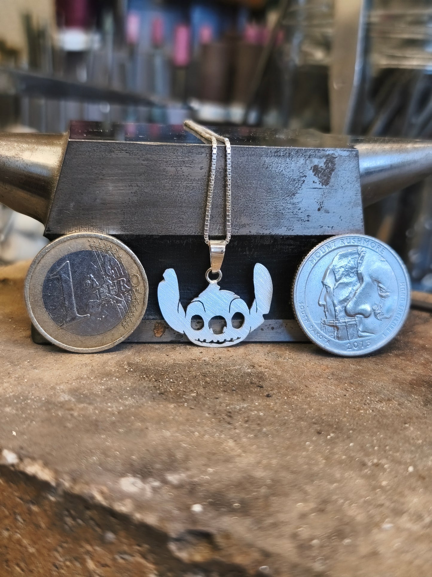 Stitch Pendant Sterling silver