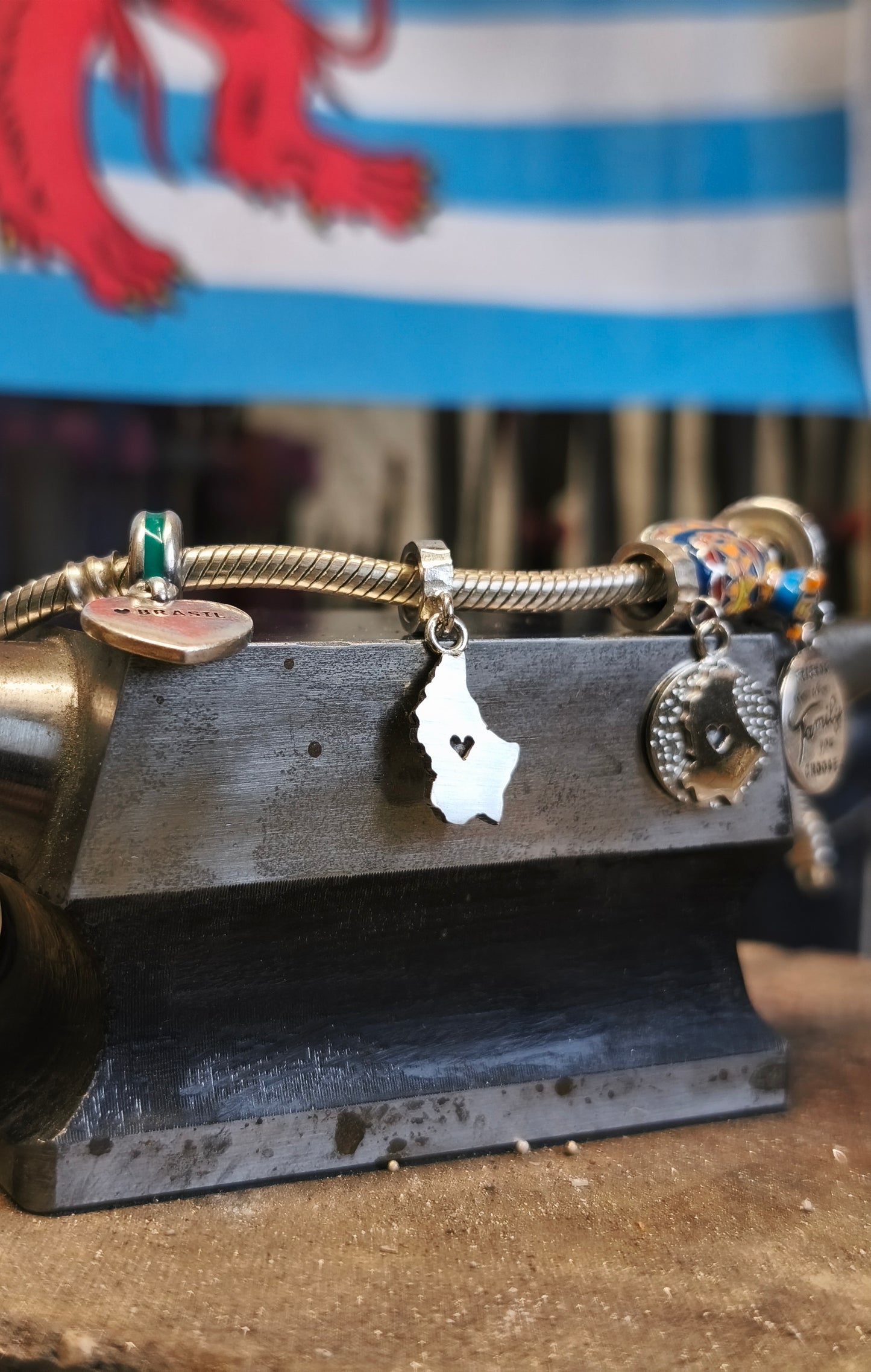 Charm Luxembourg. Sterling Silver.