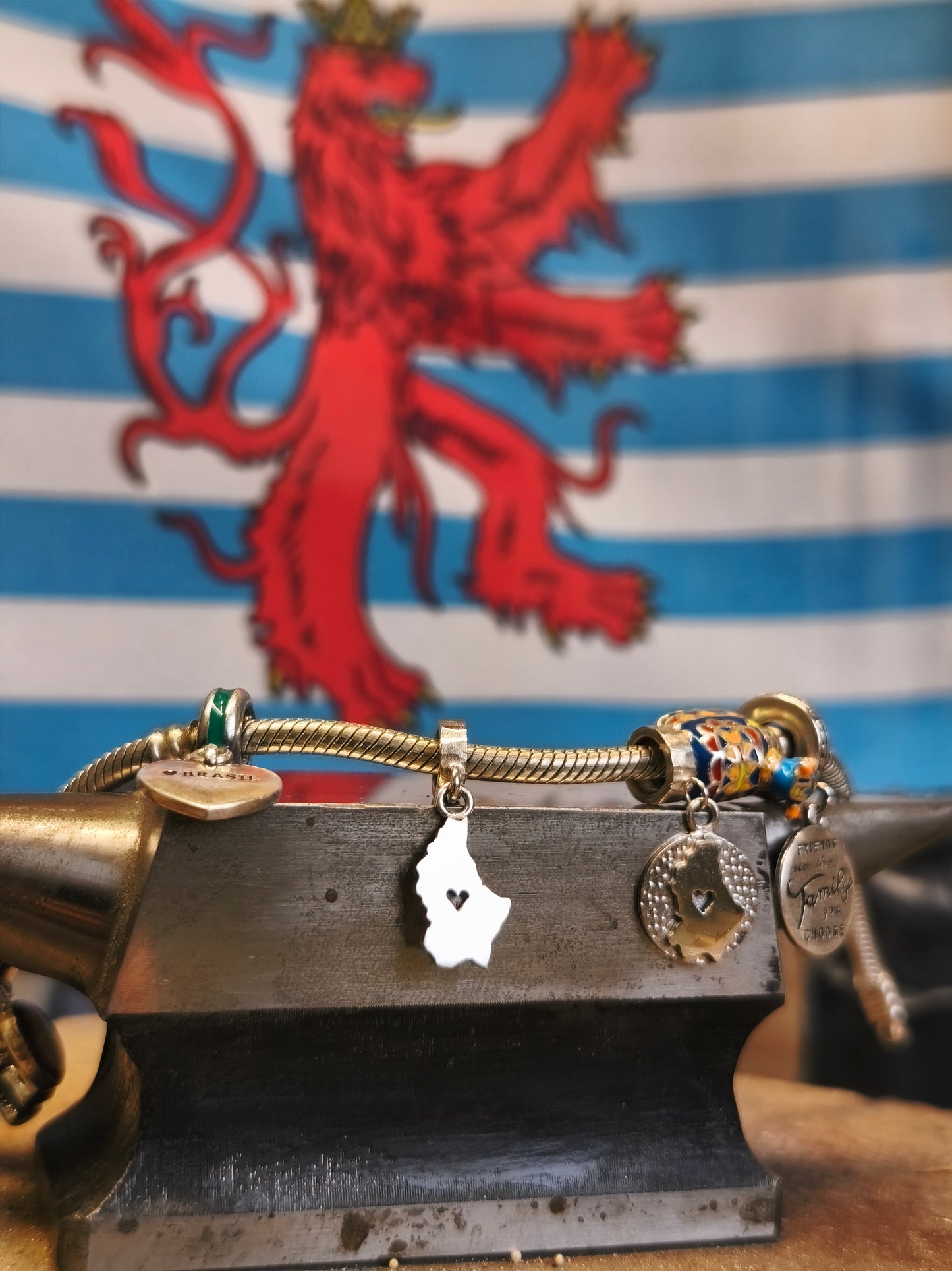 Charm Luxembourg. Sterling Silver.